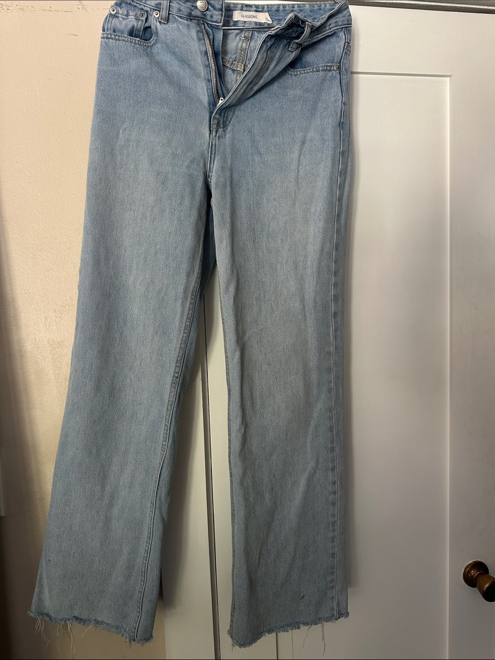 Glassons Pale Blue Wide-Leg Jeans